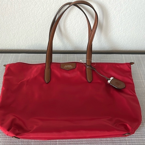 Ralph Lauren Barron tote - red - Picture 1 of 11